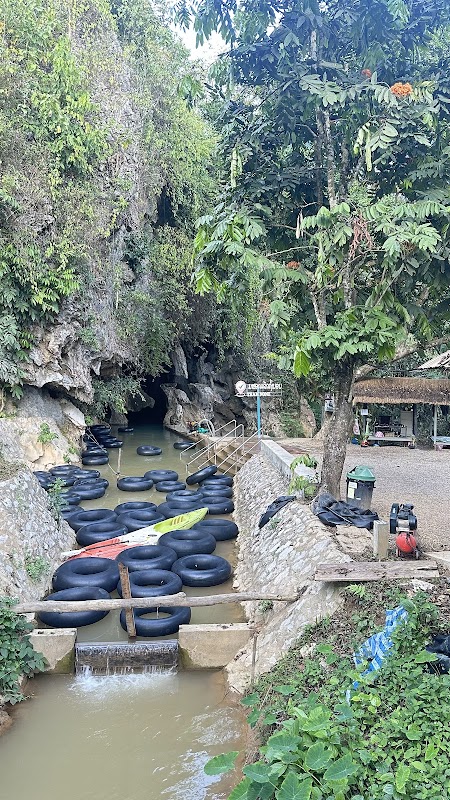 Water Adventure in Than None Cave - Than None Cave (water cave tubing)