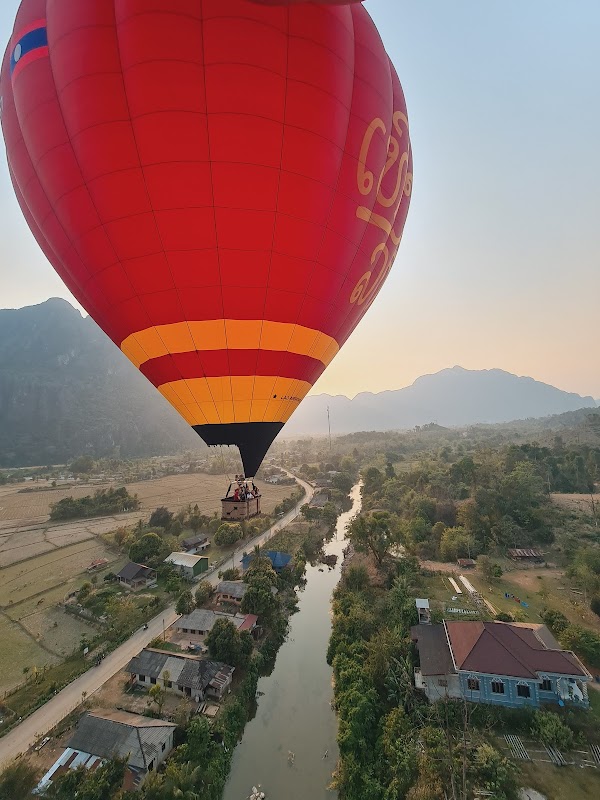 Floating Over Vang Vieng: Above Laos Ballooning - Above Laos Ballooning