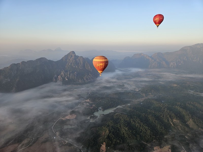 Floating Over Vang Vieng: Above Laos Ballooning - Above Laos Ballooning
