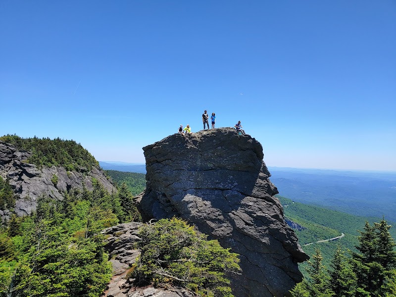 Majestic Peaks of Grandfather Mountain surrounding landscape