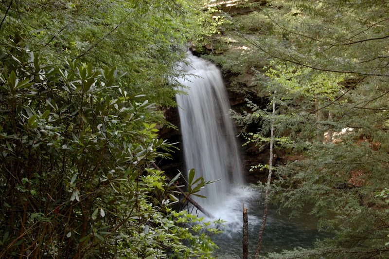 Waterfall Wonders at Little Stony Falls surrounding landscape