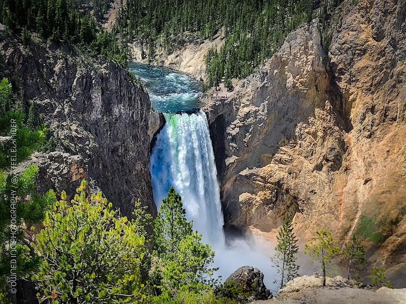 Majestic Upper Falls in Yellowstone - Upper Falls of the Yellowstone River