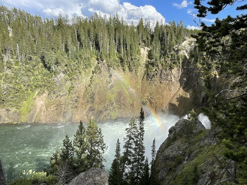 Majestic Upper Falls in Yellowstone - Upper Falls of the Yellowstone River