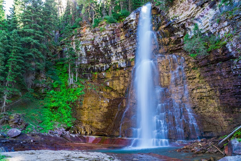Virginia Falls: A Majestic Cascade in Montana - Virginia Falls