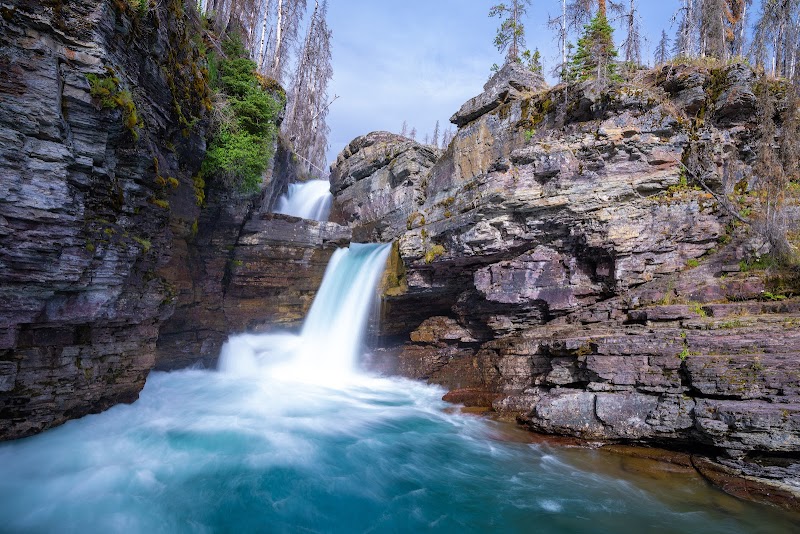 Virginia Falls: A Majestic Cascade in Montana - Virginia Falls