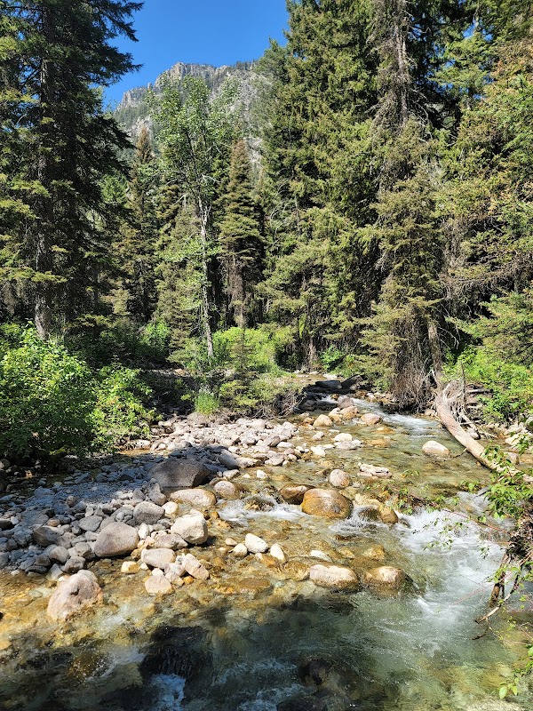 Hiking Through Granite Canyon Trailhead in Wyoming surrounding landscape