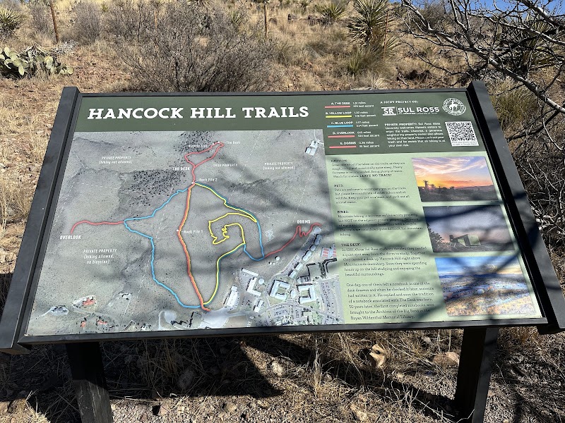 Biking Through Bike Tree at Hancock Hill - Hancock Hill Trailhead