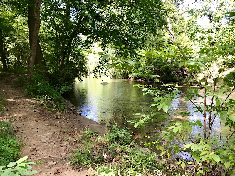 Discover Bryson City Island Park: Nature's Retreat surrounding landscape