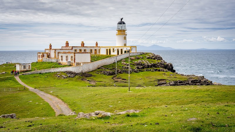 Stunning Vistas at Neist Point Lighthouse surrounding landscape