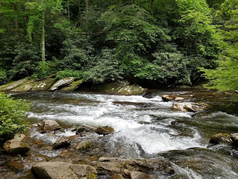 Waterfall Wonder: Indian Creek Falls outdoor detail