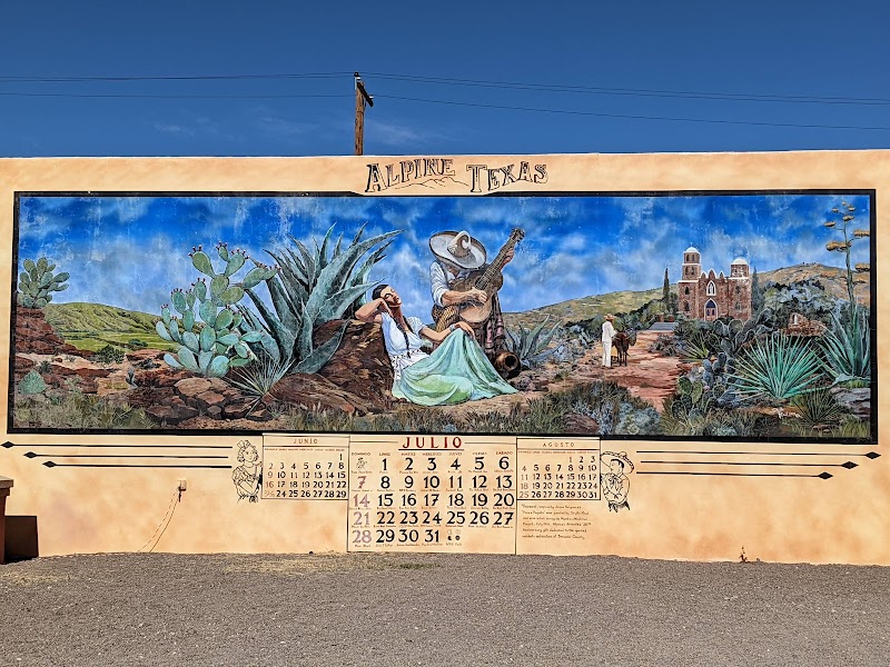Artistic Greetings from Alpine, Texas - Greetings from Alpine Texas - Mural