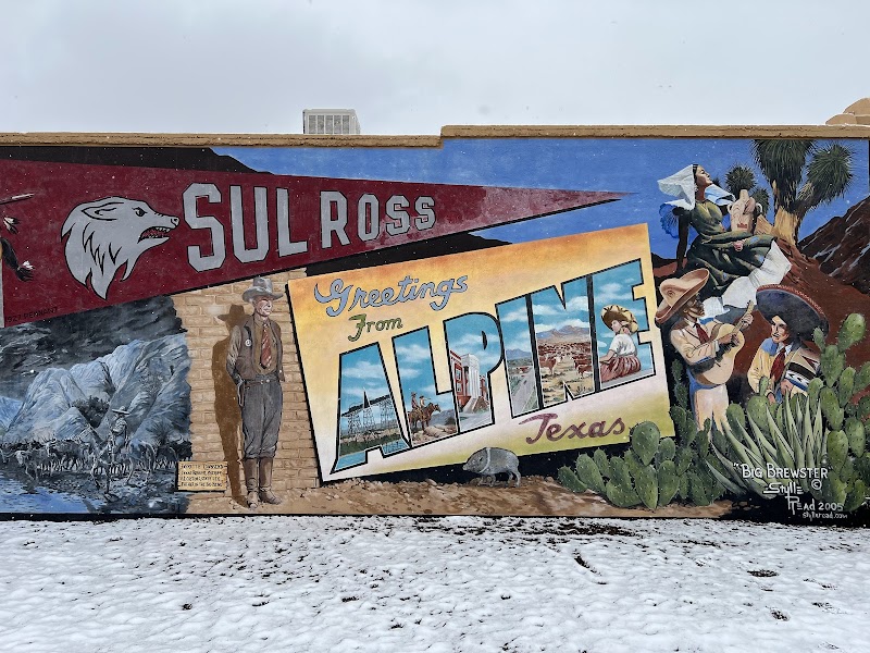 Artistic Greetings from Alpine, Texas - Greetings from Alpine Texas - Mural