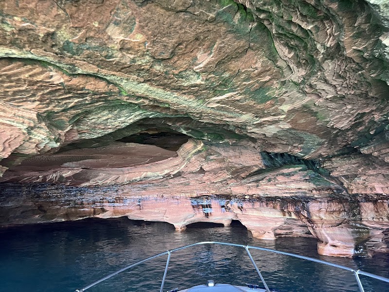 Majestic Cliffs: Apostle Islands Maritime surrounding landscape