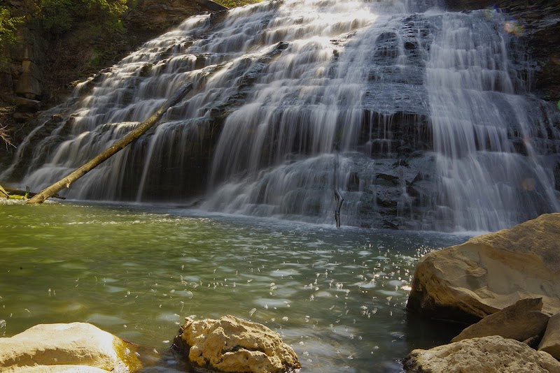 Cascading Beauty at Mill Creek Falls surrounding landscape