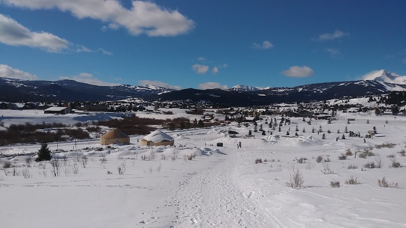Winter Wonderland at Big Sky Community Park surrounding landscape