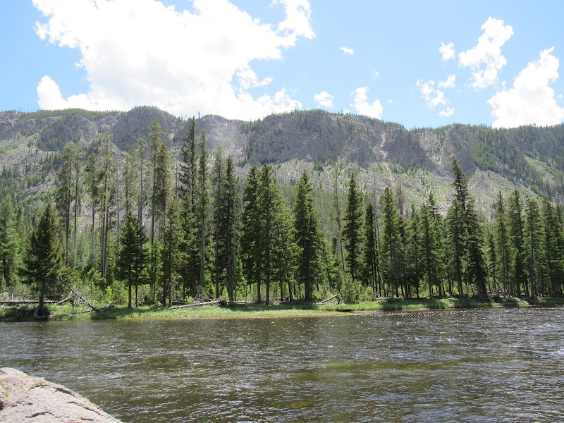 Serenity at Tepee Creek Trailhead, Montana surrounding landscape