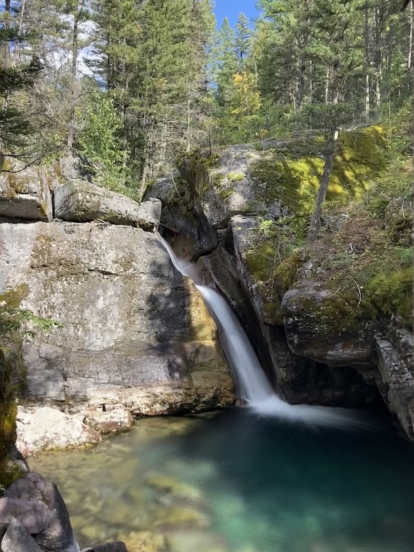 Waterfall Marvel at Upper Bond Creek Trailhead - Upper Bond Creek Trailhead