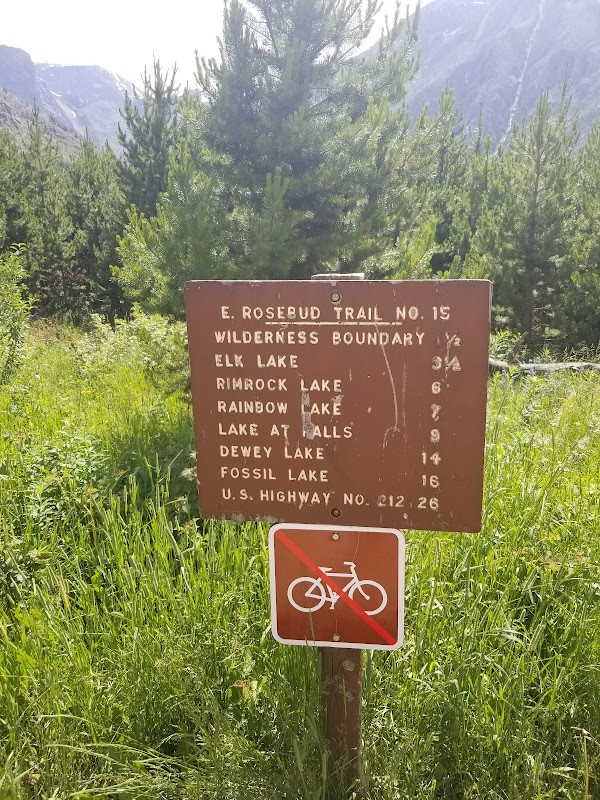 Majestic Wilderness at East Rosebud Trailhead - East Rosebud Trailhead