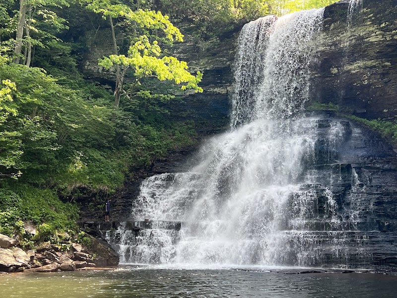 Majestic Waters: Cascade Falls in Pembroke - Cascade Falls Trailhead
