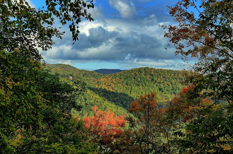 Cascading Beauty: Crabtree Falls, Virginia surrounding landscape