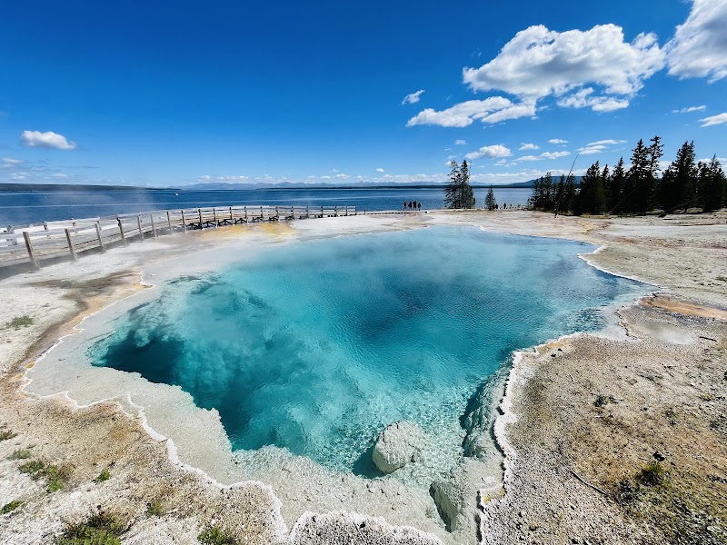 Geysers & Hot Springs at West Thumb - West Thumb Geyser Basin Trail
