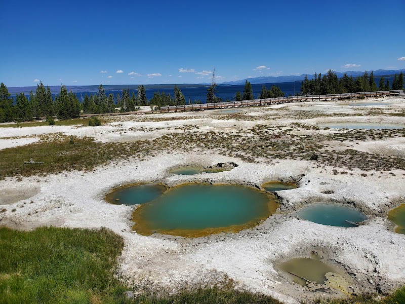 Geysers & Hot Springs at West Thumb - West Thumb Geyser Basin Trail