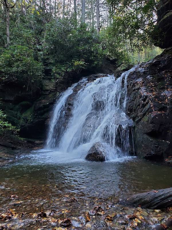 Waterfall Escape: Raven Cliffs Trailhead, Cleveland, GA surrounding landscape