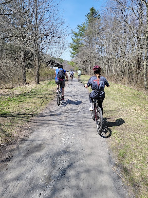 Biking Through Nature: Taylors Valley Trailhead - Taylors Valley Trailhead of Virginia Creeper National Recreation Trail