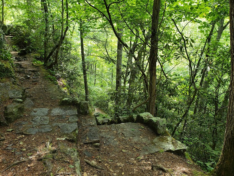 Backbone Rock: Nature's Gateway in Shady Valley outdoor detail