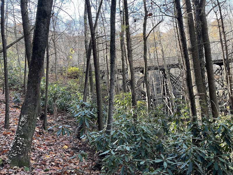 Creek Junction Trailhead: Gateway to the Virginia Creeper Trail surrounding landscape