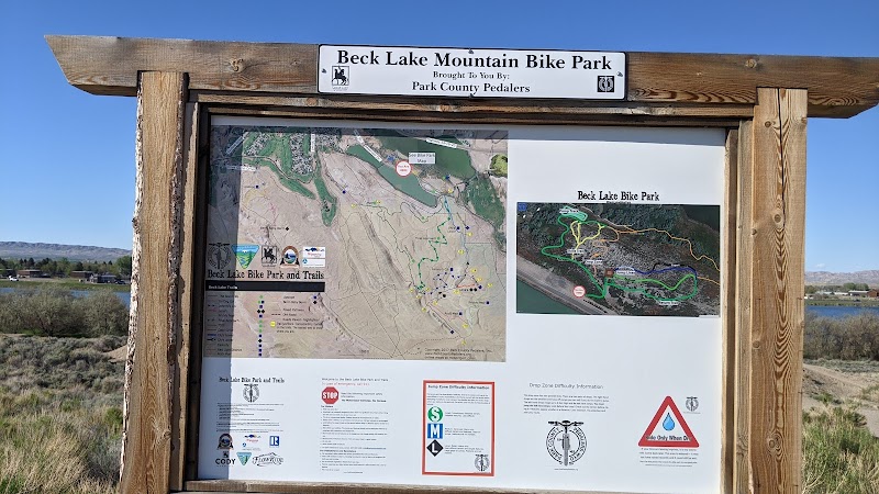 Biking Through Beck Lake's Scenic Trails surrounding landscape