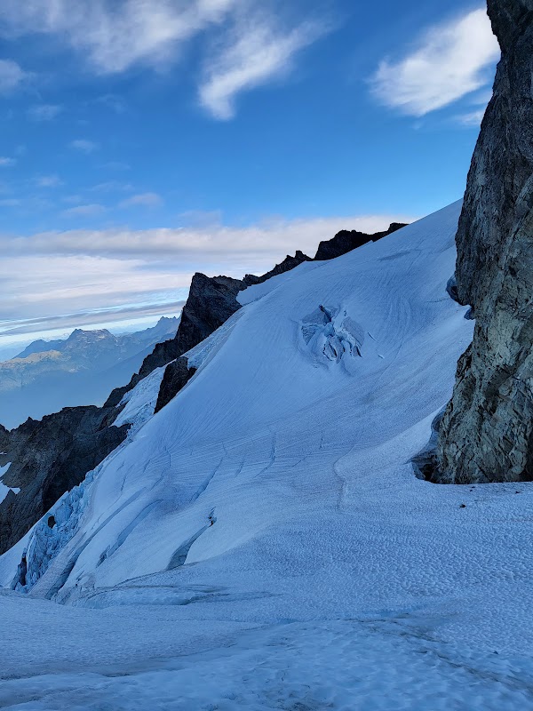 Majestic Peaks of Mount Shuksan surrounding landscape