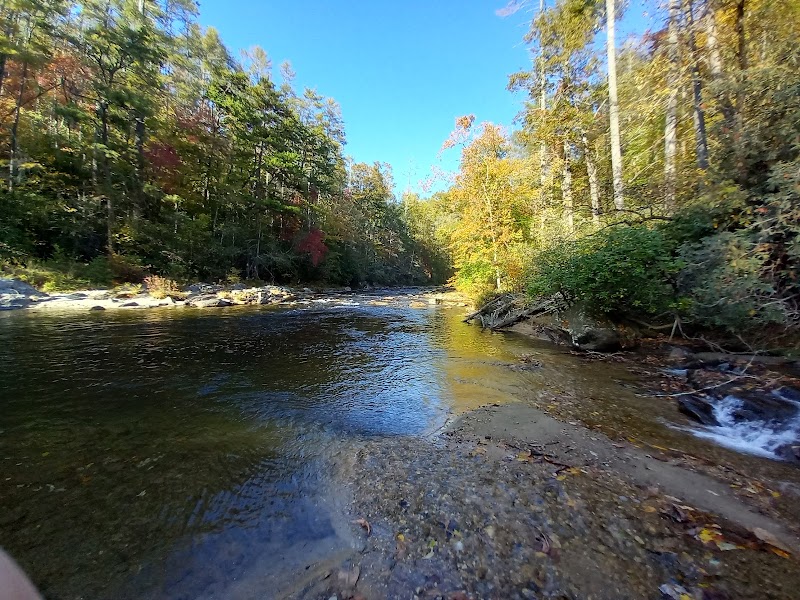 Cascading Serenity: Licklog Falls and Pigpen Falls - Licklog Falls and Pigpen Falls