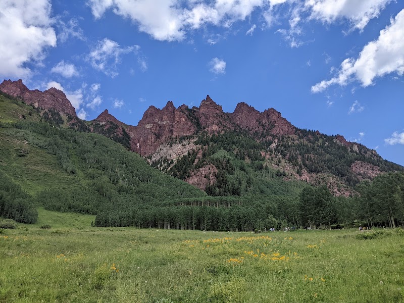 Breathtaking Views at West Maroon Creek, Aspen surrounding landscape
