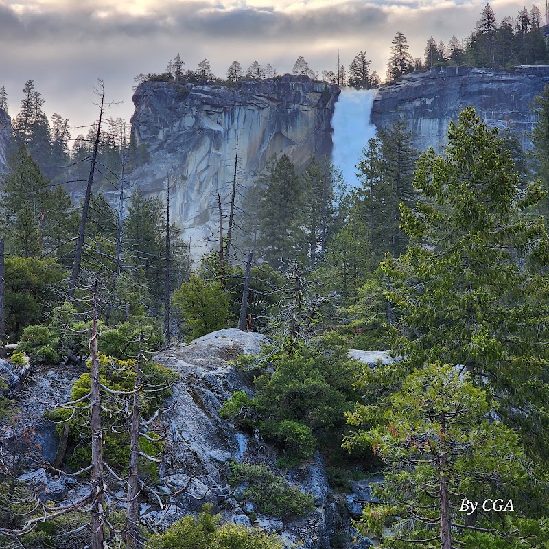 Majestic Cascade: Vernal Falls, Yosemite - Vernal Falls