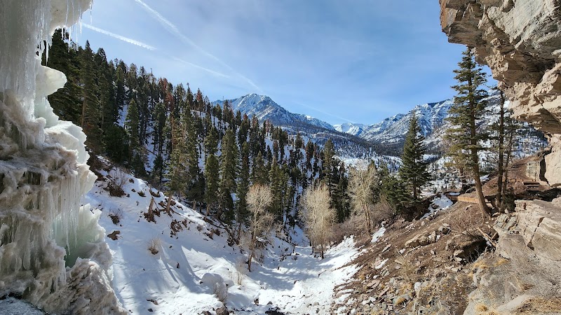 Discover the Splendor of Cascade Falls Park, Ouray surrounding landscape
