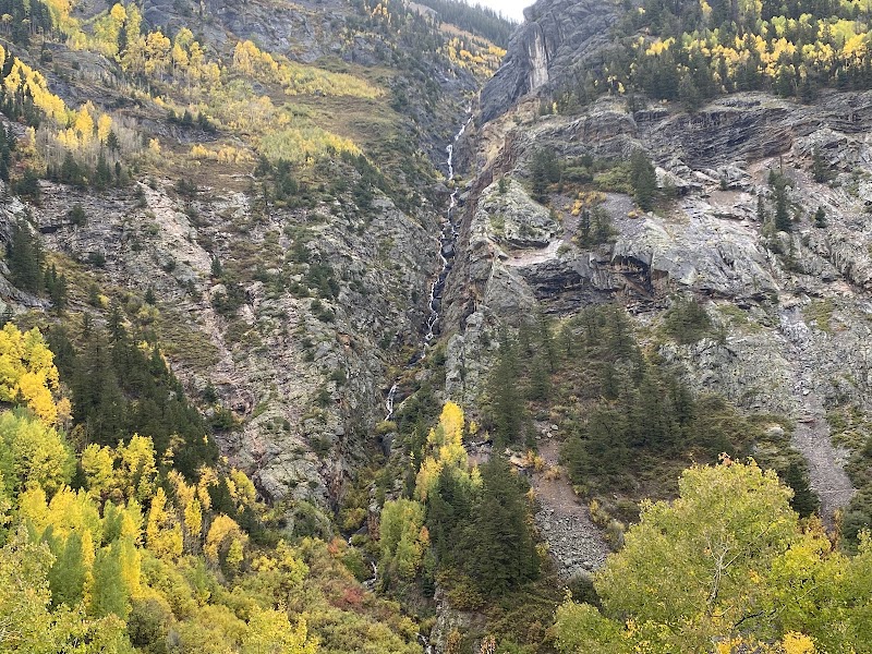 Waterfall Wonders: Bear Creek Falls surrounding landscape