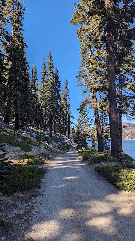 Biking Along Tahoe Flume Trail outdoor detail