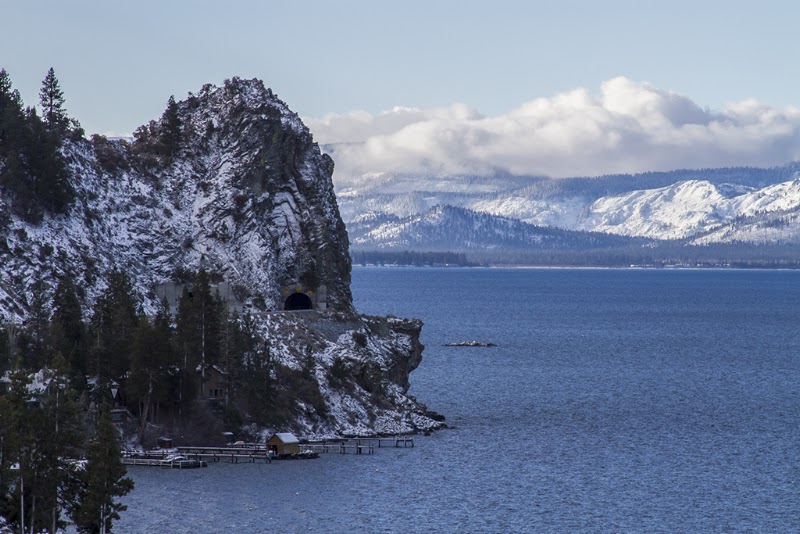Marvel at Cave Rock: Nature's Sentinel in Lakeridge surrounding landscape