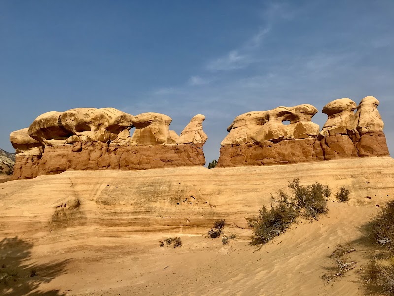 The Cascading Beauty of Escalante Falls surrounding landscape