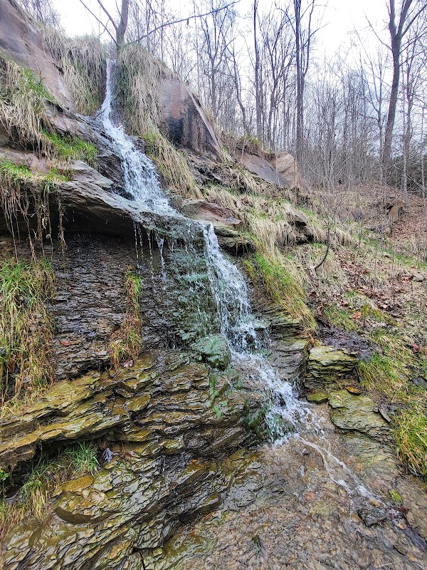 Cascading Beauty at Bridge over Wolf Creek - Bridge over Wolf Creek