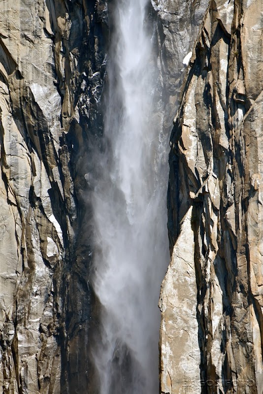 Ribbon Fall: A Hidden Gem in Yosemite National Park outdoor detail
