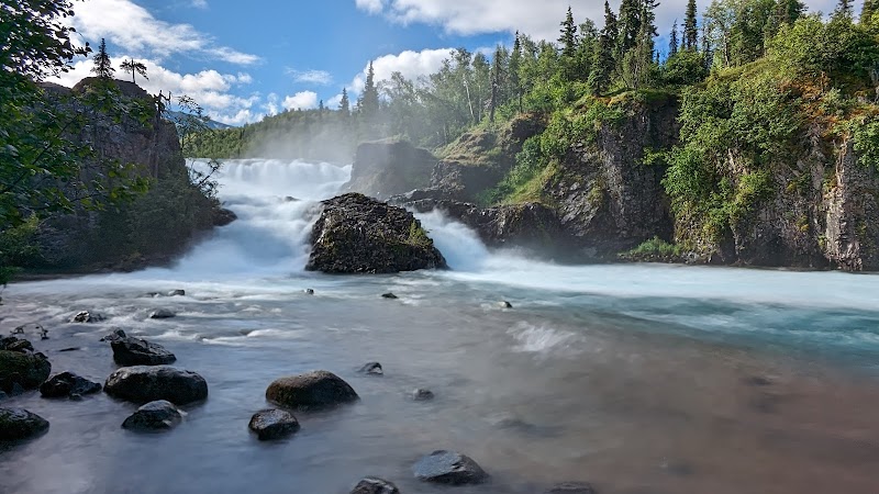 Waterfall Wonder at Tanalian Falls - Tanalian Falls Trailhead