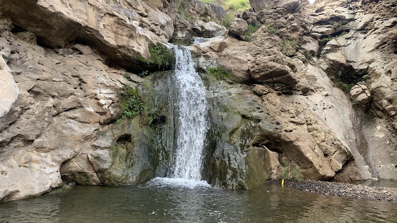Majestic Waters of Al-Janat Valley - شلال وادي الجنات - Al-Janat Valley waterfall