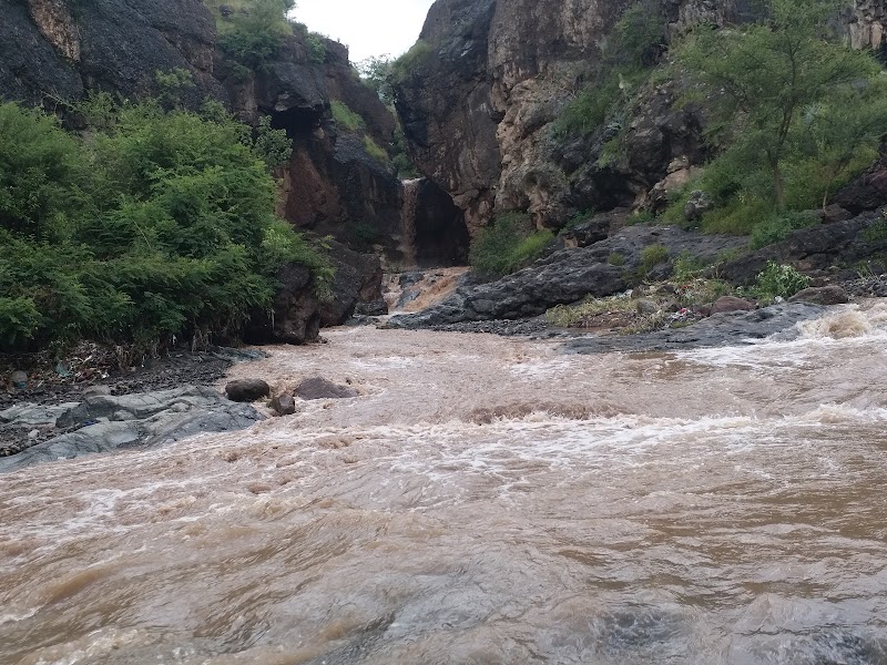 Majestic Waters of Al-Janat Valley - شلال وادي الجنات - Al-Janat Valley waterfall