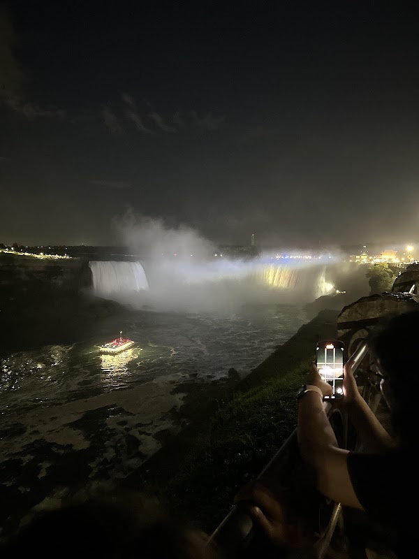 Waterfall Wonder: Horseshoe Falls, Niagara Falls surrounding landscape