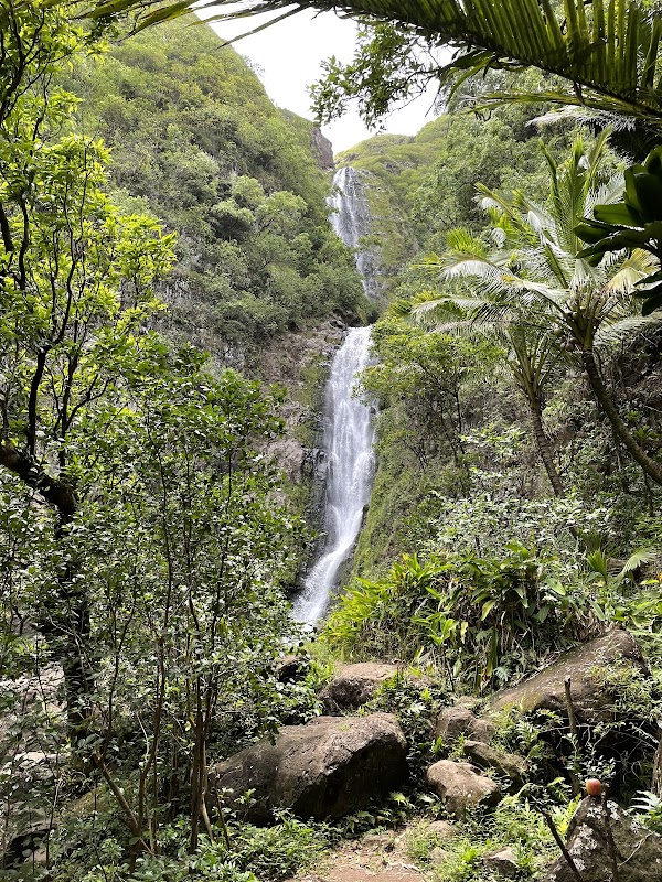 Waterfall Wonder: Moa'ula Falls, Moloka‘i - Moa'ula Falls