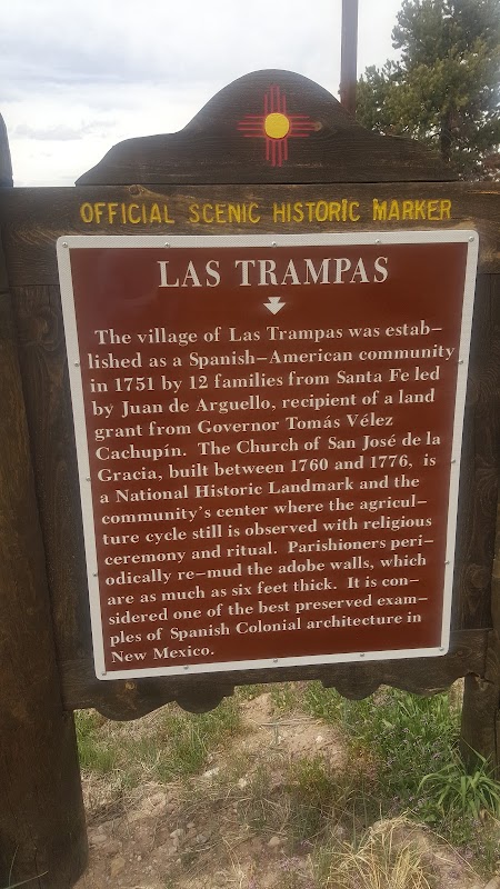 Historic Trampas Mission in New Mexico - Trampas