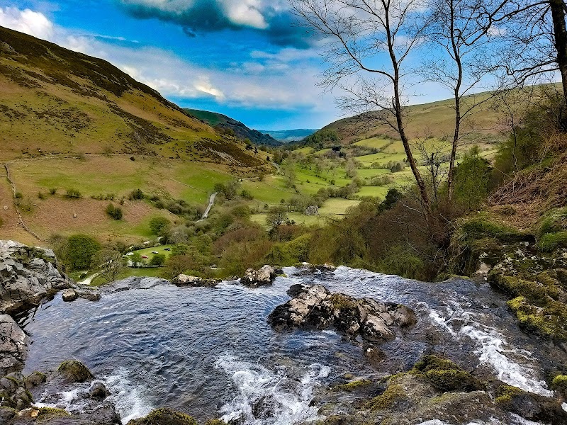 The Majestic Pistyll Rhaeadr Waterfall outdoor detail