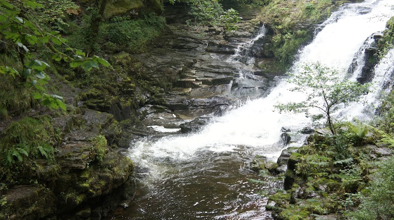 Waterfall Wonder at Sgwd Isaf Clun-Gwyn outdoor detail